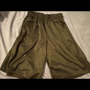 All black nike long basketball shorts size large